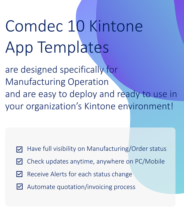 COMDEC 10 Apps for Manufacturing Operations